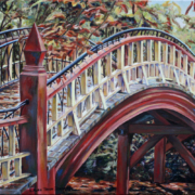 Crim Dell Bridge • 16" x 20" oil on canvas