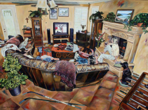 Hearts Minds and Souls • 36" x 48” oil on canvas