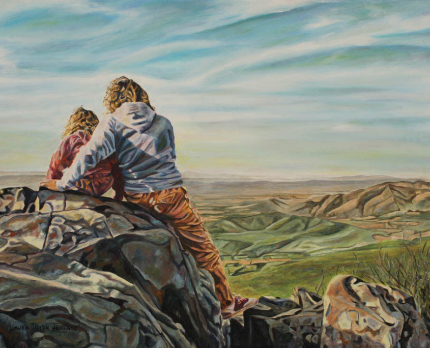 The Journey Begins • 18" x 24” oil on canvas