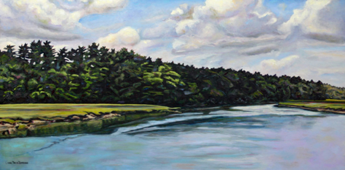 Kennebunkport Day • 15" x 30". oil on linen