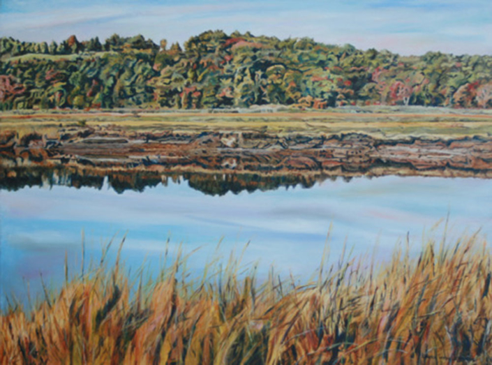 South River Marsh • 30" x 40", oil on canvas
